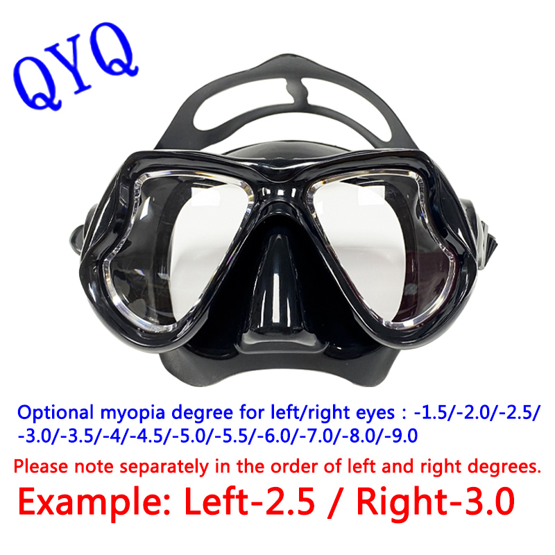 Freediving Mask Set - Masker Selam Miopia Set Snorkeling Kacamata
