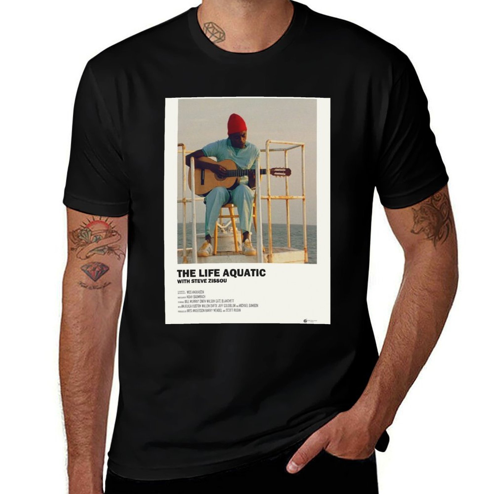 Kaos Poster The Life Aquatic,  - Aquatic Sports Activities ulasan dan harga