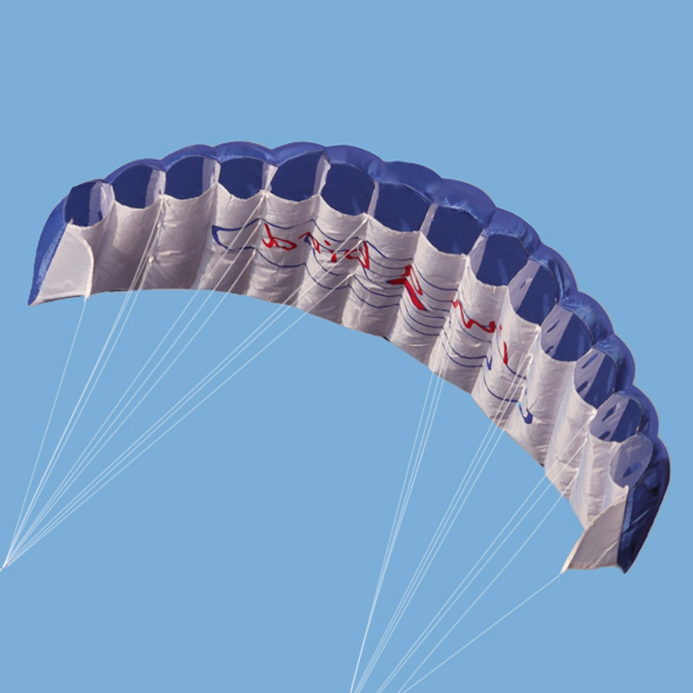 Parafoil Stunt Garis Ganda Lua - Kite Surf Bar Control ulasan dan harga