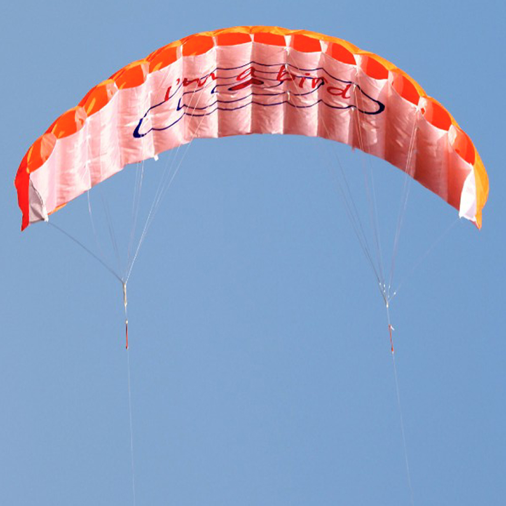 Parafoil Stunt Garis Ganda Lua - Kite Surf Bar Control ulasan dan harga