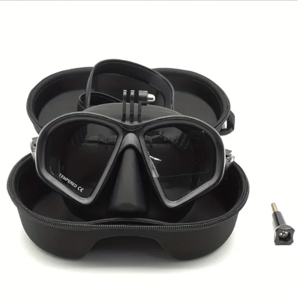 Masker Selam Kaca Tempered Lip - Freediving Mask Set ulasan dan harga