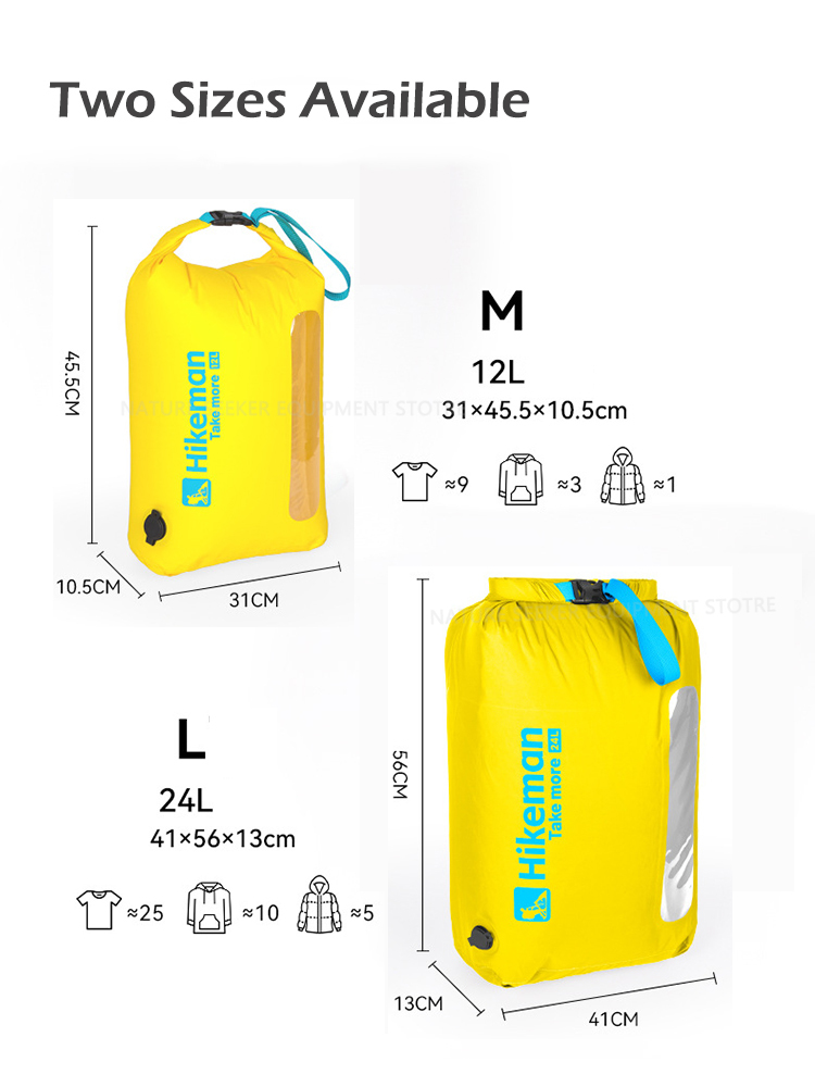 Tas Kompresi Vakum HIKEMAN den - Dry Bag Roll Top ulasan dan harga