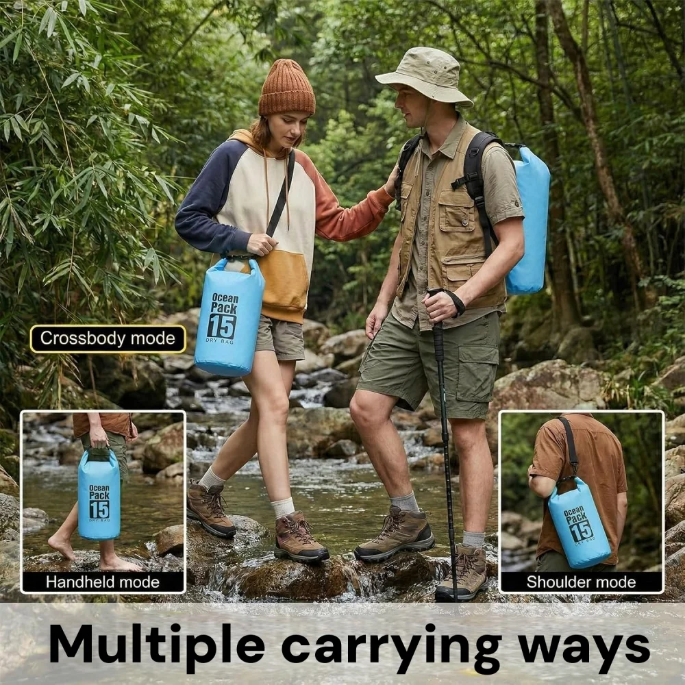 Tas Kering Tahan Air 500D, Tas - Dry Bag Roll Top ulasan dan harga