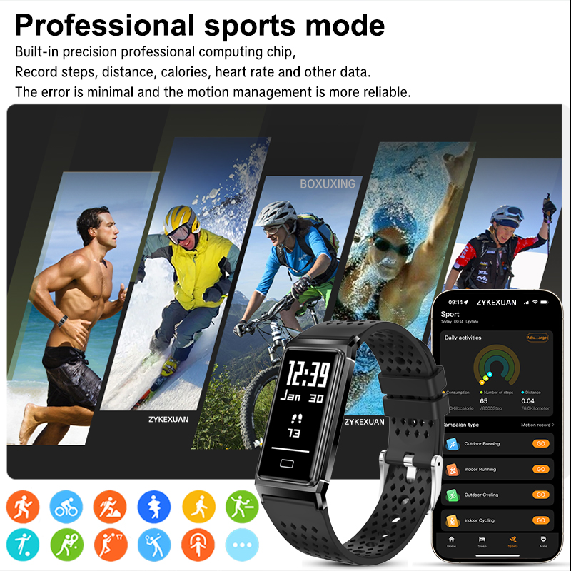 Gelang Pintar Pelacak Kebugara - Aquatic Sports Performance ulasan dan harga